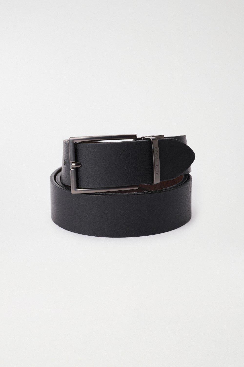 Reversible Leather Belt, , large image number 2