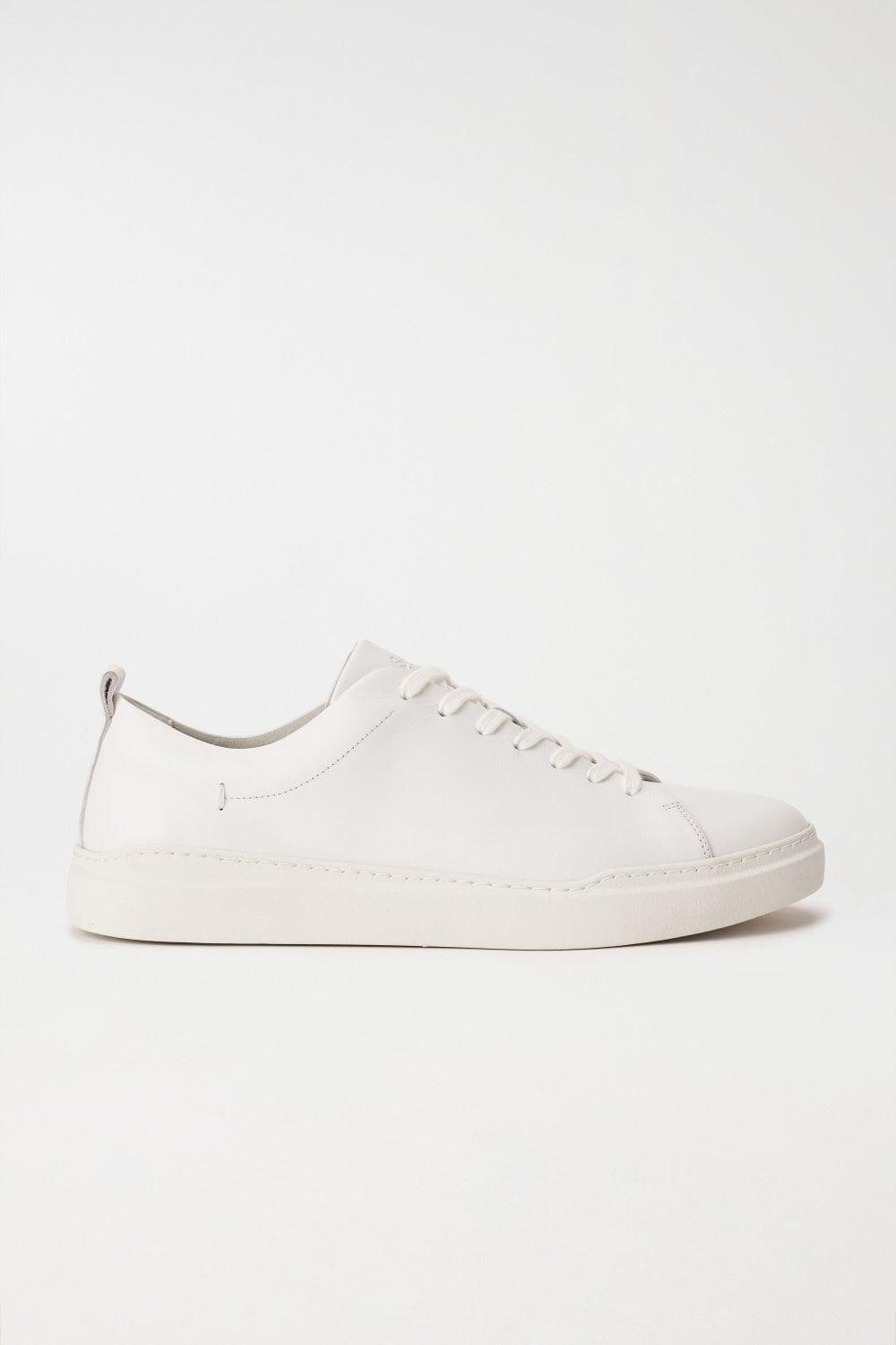 Salsa Jeans White Leather Trainers Azadea Qatar