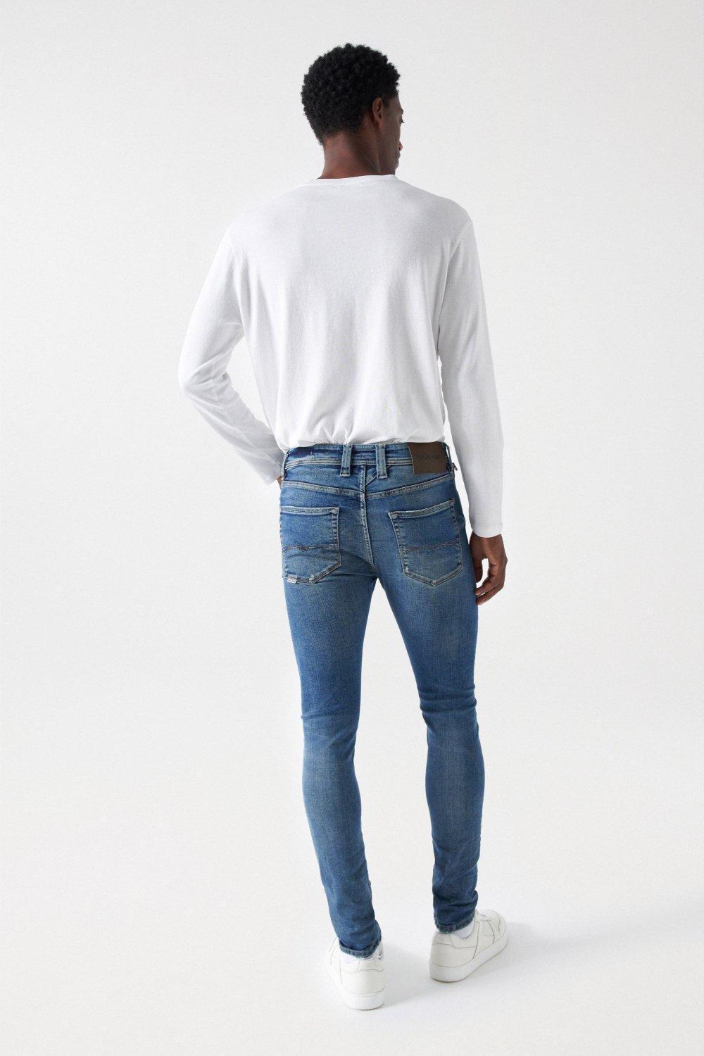 Salsa Jeans - Blue Ripped Skinny Jeans