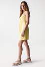 Salsa Jeans - Yellow Short Satin-Feel Dress