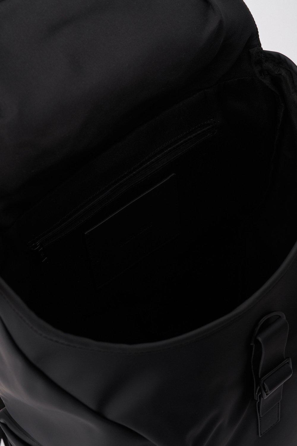 Black Backpack With Side Pockets, No Colour, large image number 2