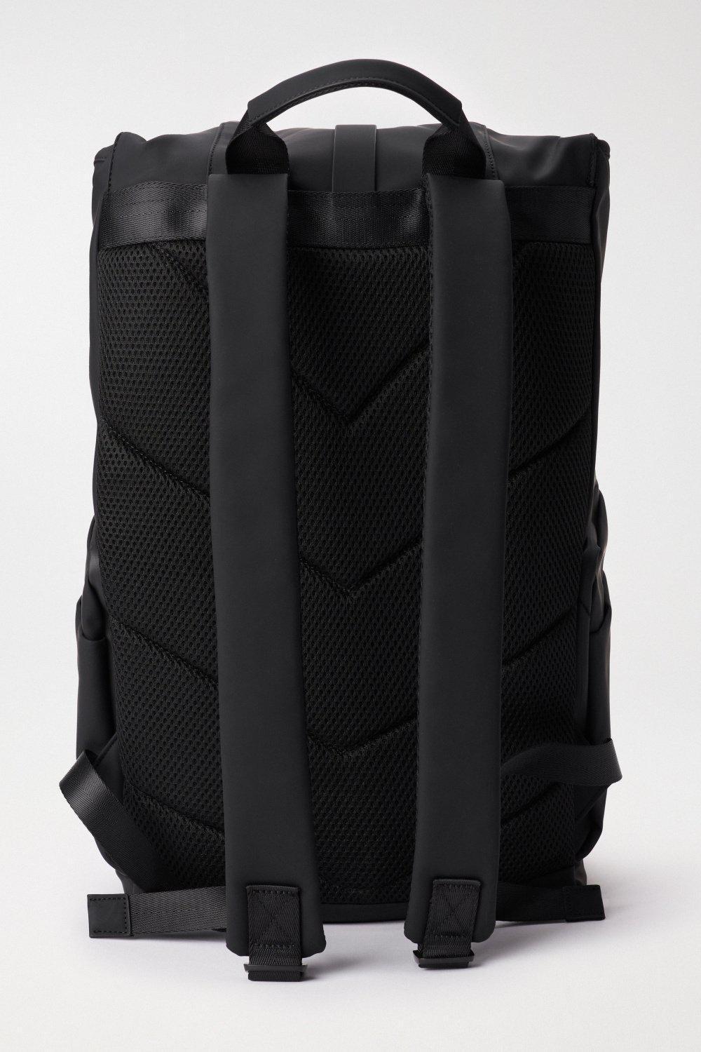 Black Backpack With Side Pockets, No Colour, large image number 3