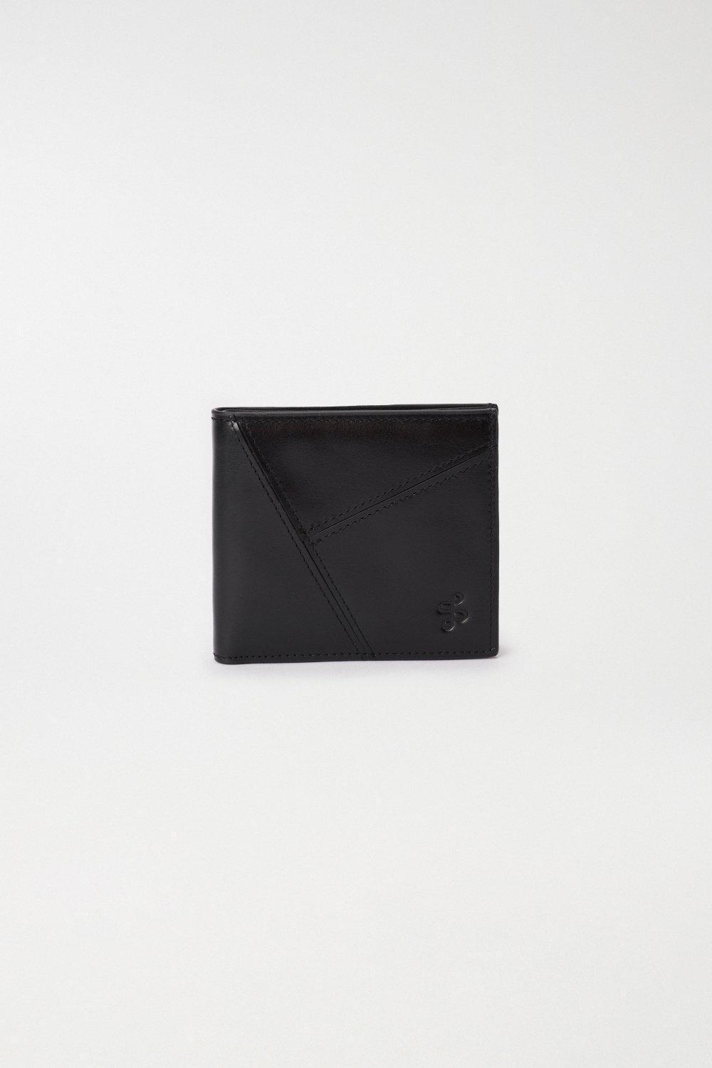 Black Leather Wallet, , large image number 0