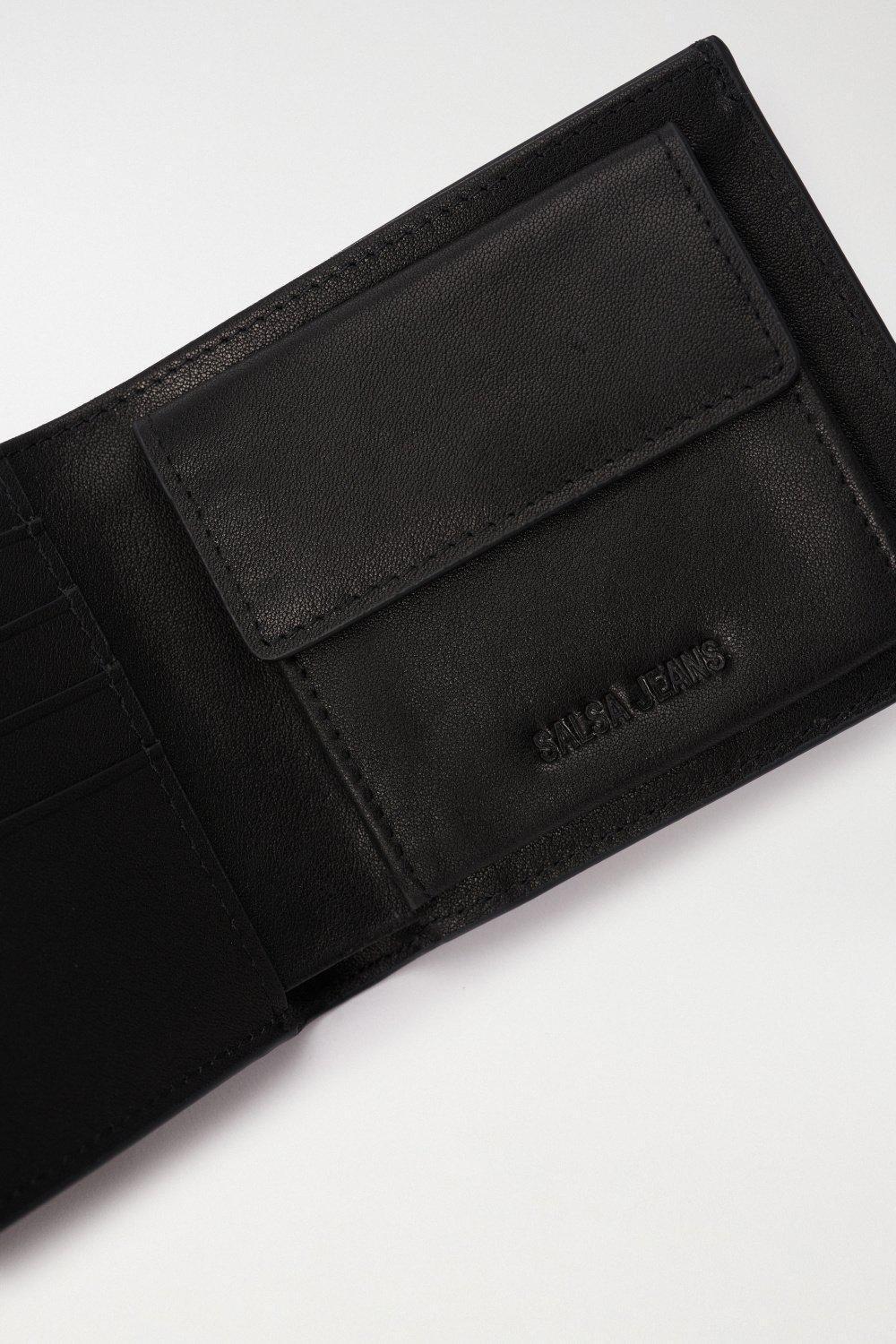 Black Leather Wallet, , large image number 1