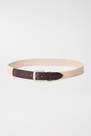 Salsa Jeans - Beige Fabric Belt With Leather Detail