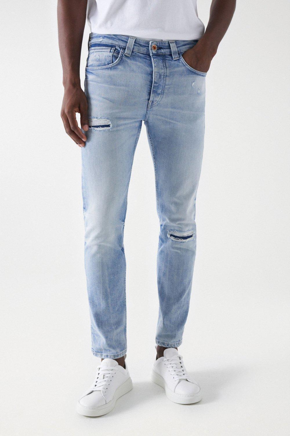 Blue Craft Series Slim Jeans With Premium Wash, , medium