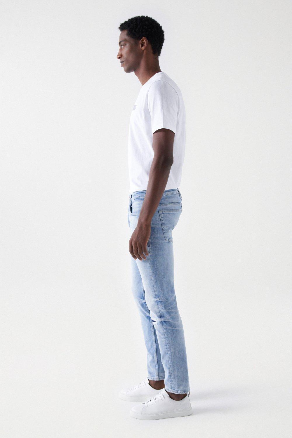 Blue Craft Series Slim Jeans With Premium Wash, , large image number 2
