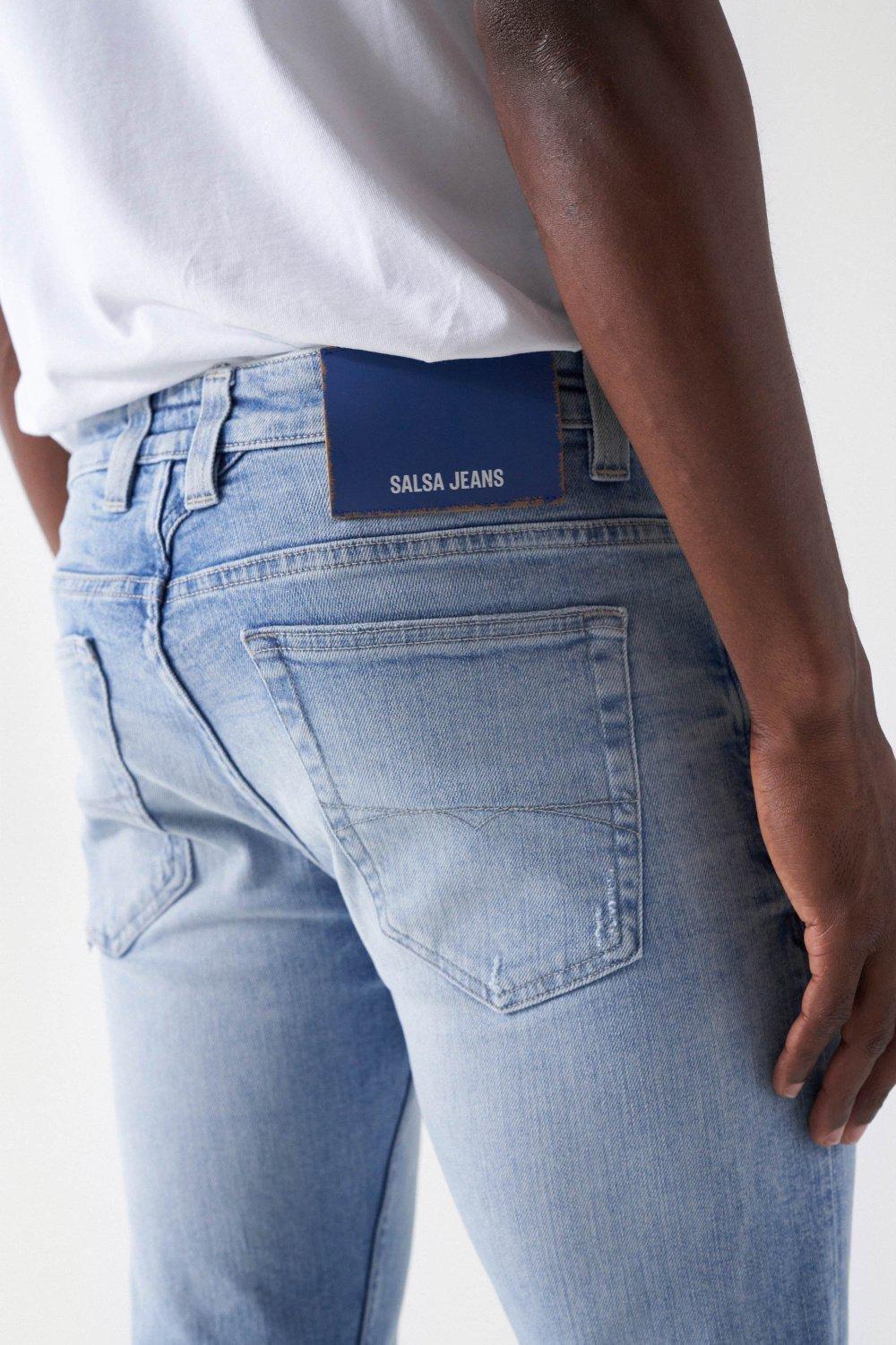 Blue Craft Series Slim Jeans With Premium Wash, , large image number 4