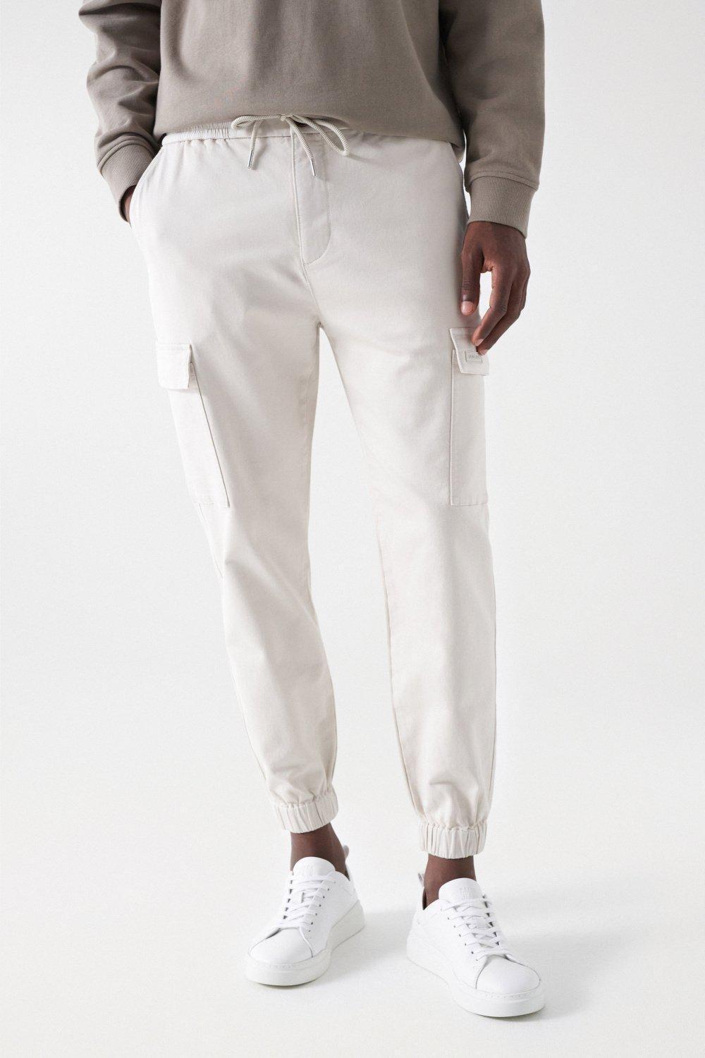 Beige Cargo Pants S-Activ, , medium