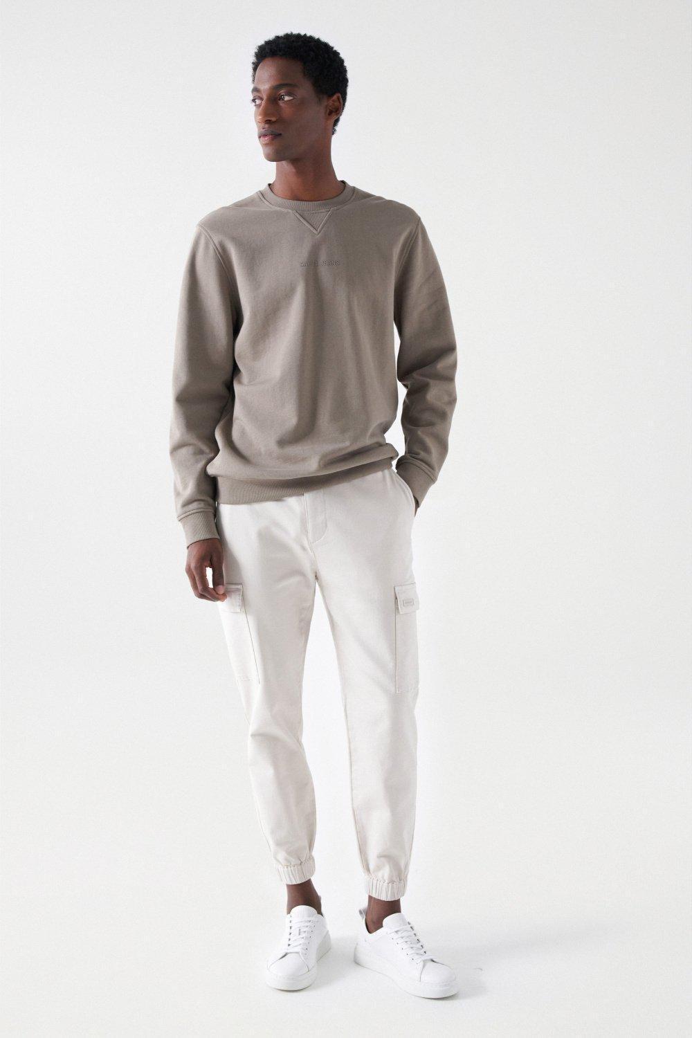 Beige Cargo Pants S-Activ, , large image number 1