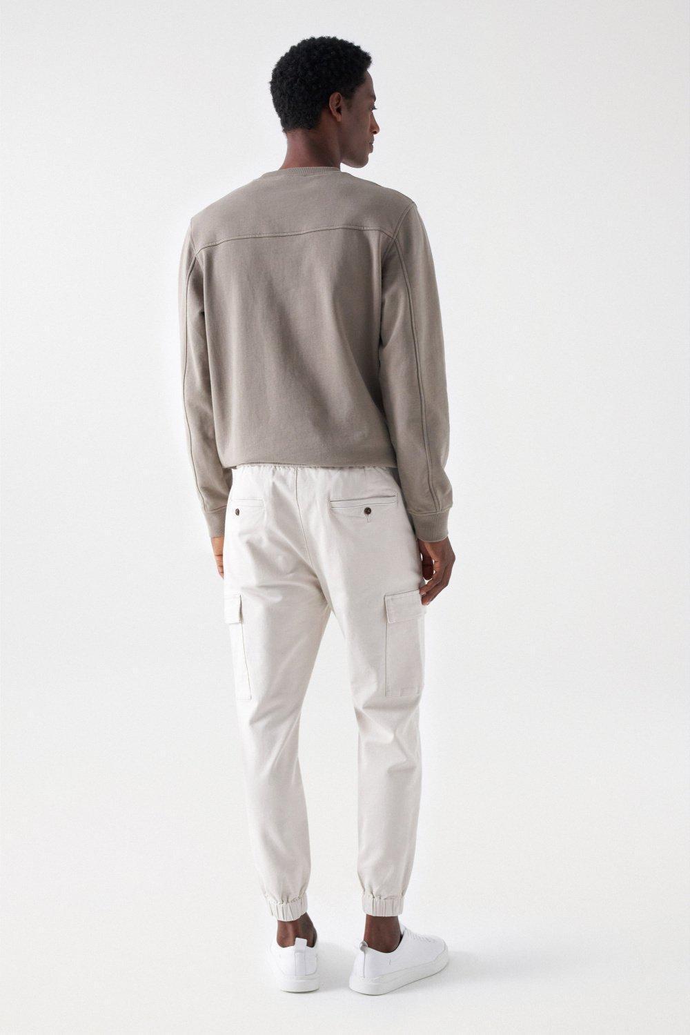 Beige Cargo Pants S-Activ, , large image number 3
