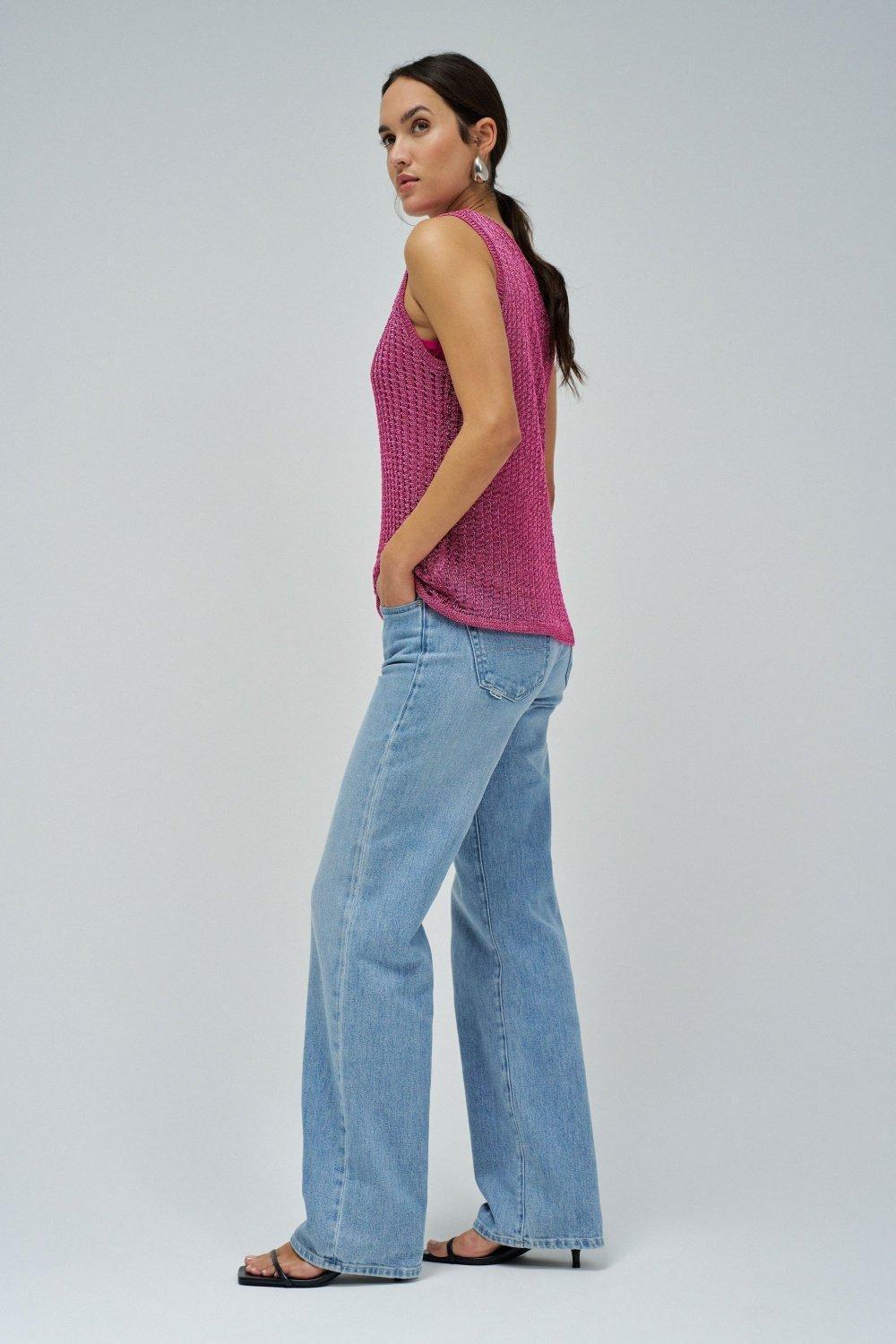 Top In Shiny Mesh, , large image number 2