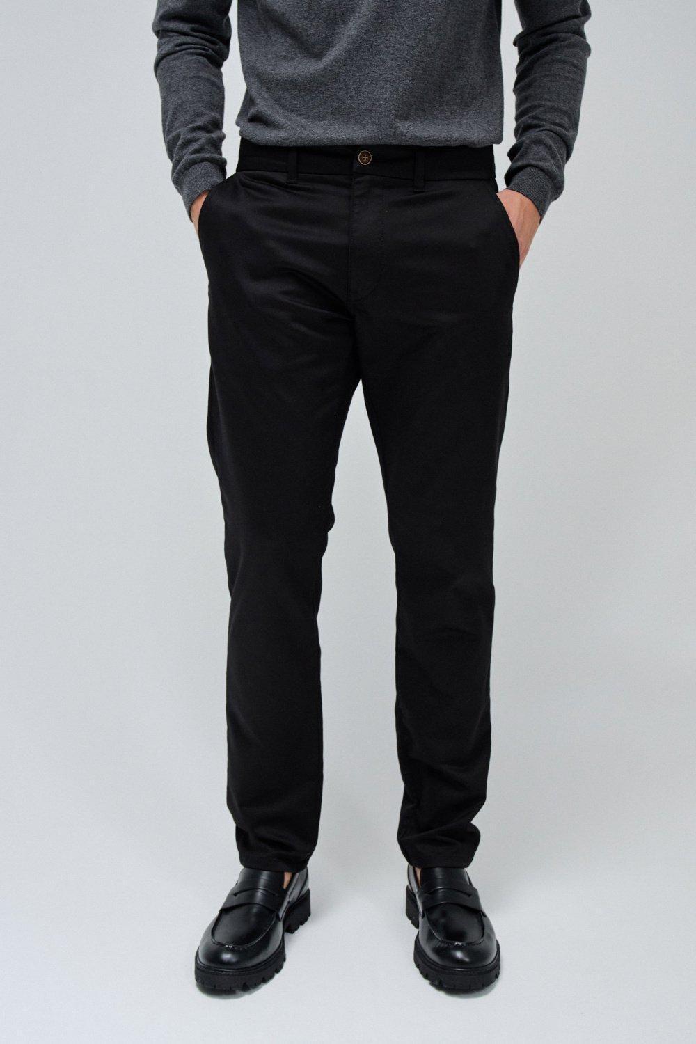 Black S-Activ Slim Fit Chinos, , medium