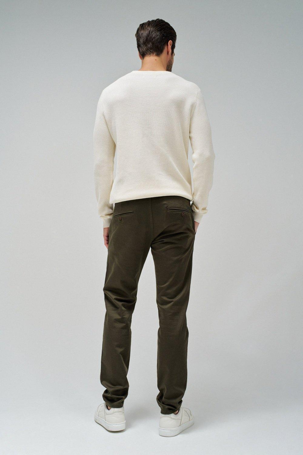 Green S-Activ Slim Fit Chinos, , large image number 3