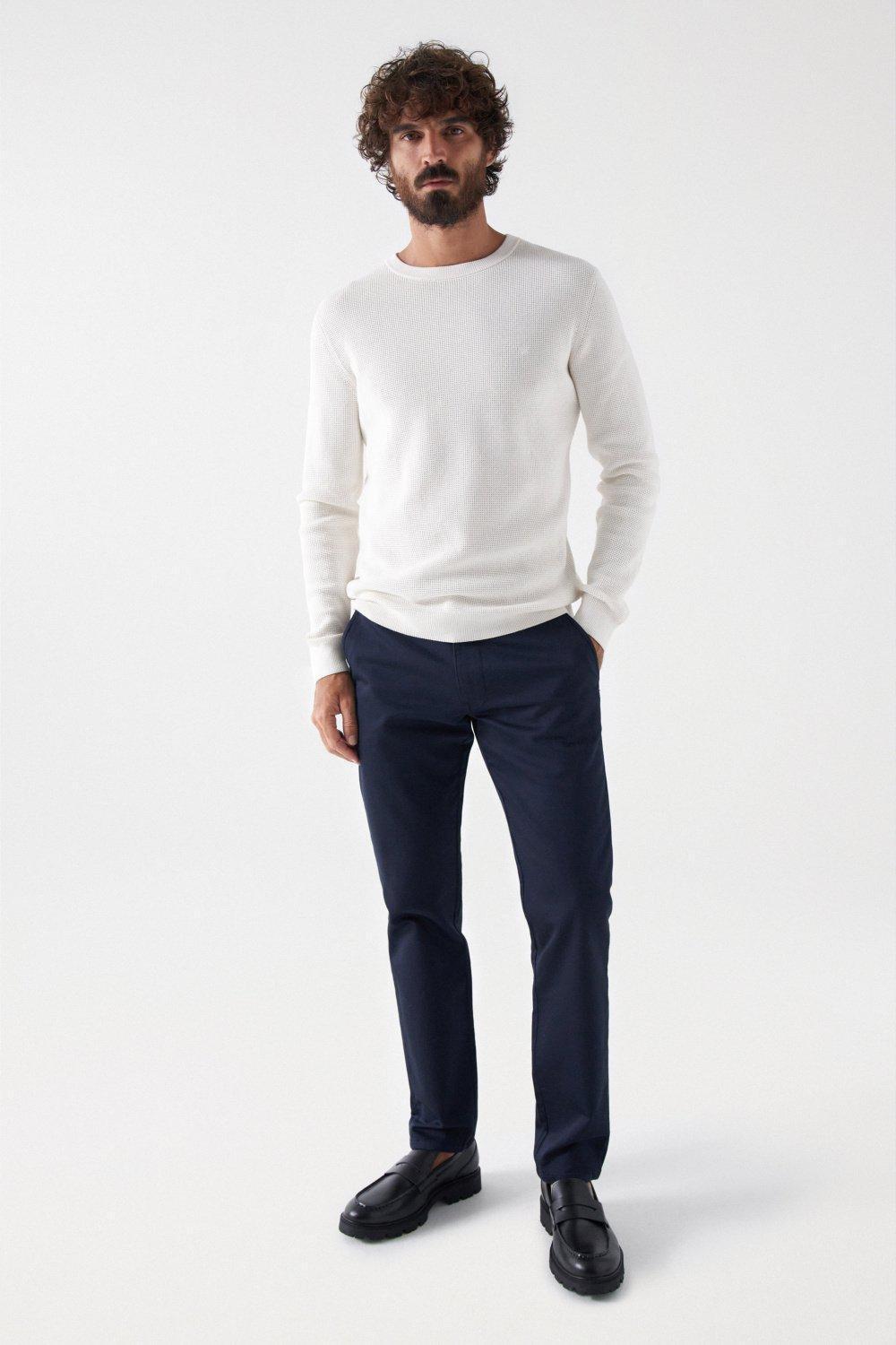 Blue S-Activ Slim Fit Chinos, , large image number 1
