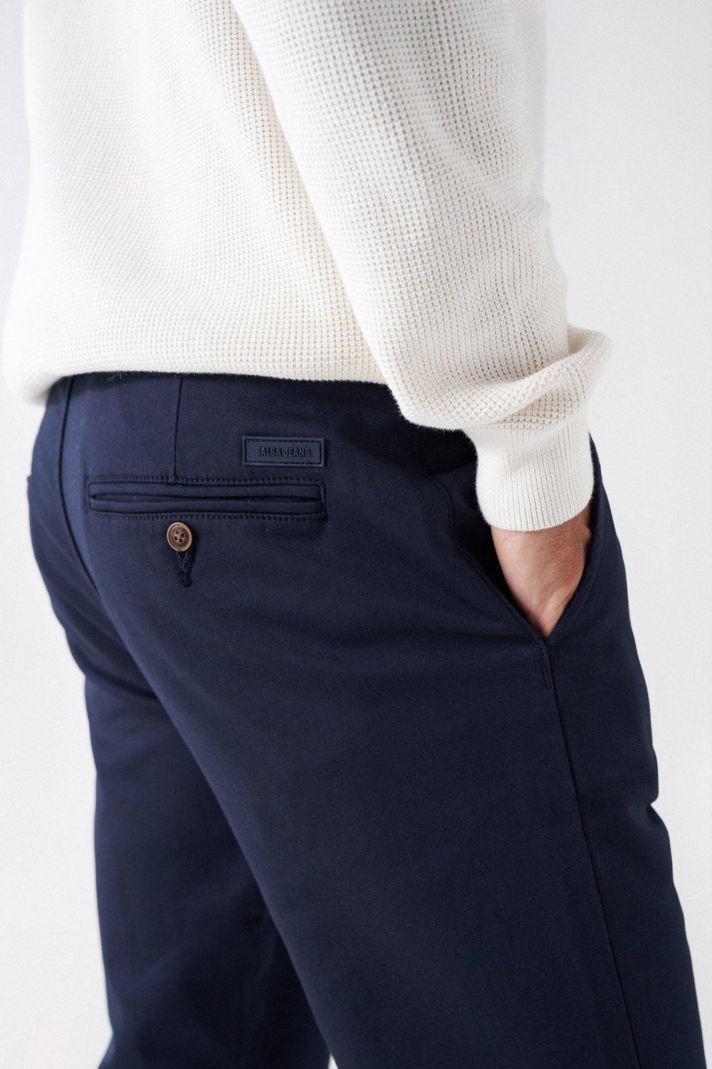 Blue S-Activ Slim Fit Chinos, , large image number 4
