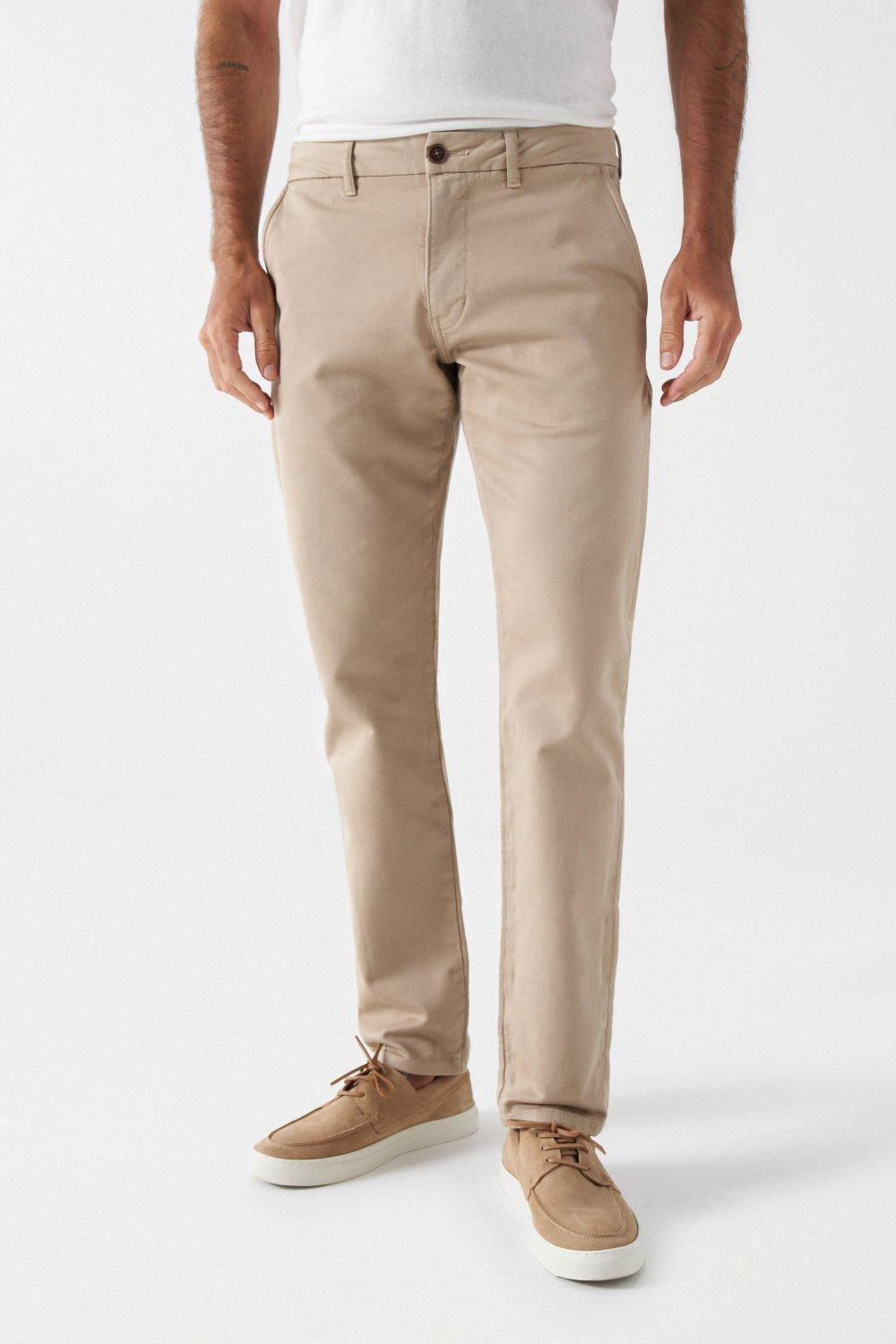 Chino S-Activ Trousers, Cream, medium