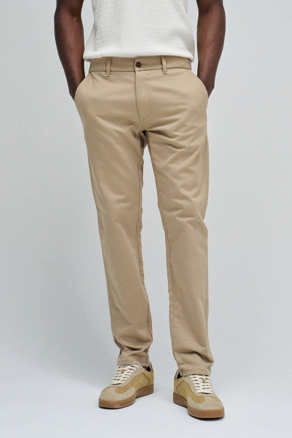 Chino S-Activ Trousers, Cream, medium