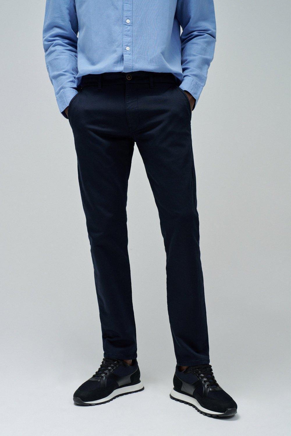 Chino S-Activ Trousers, Navy, large image number 0