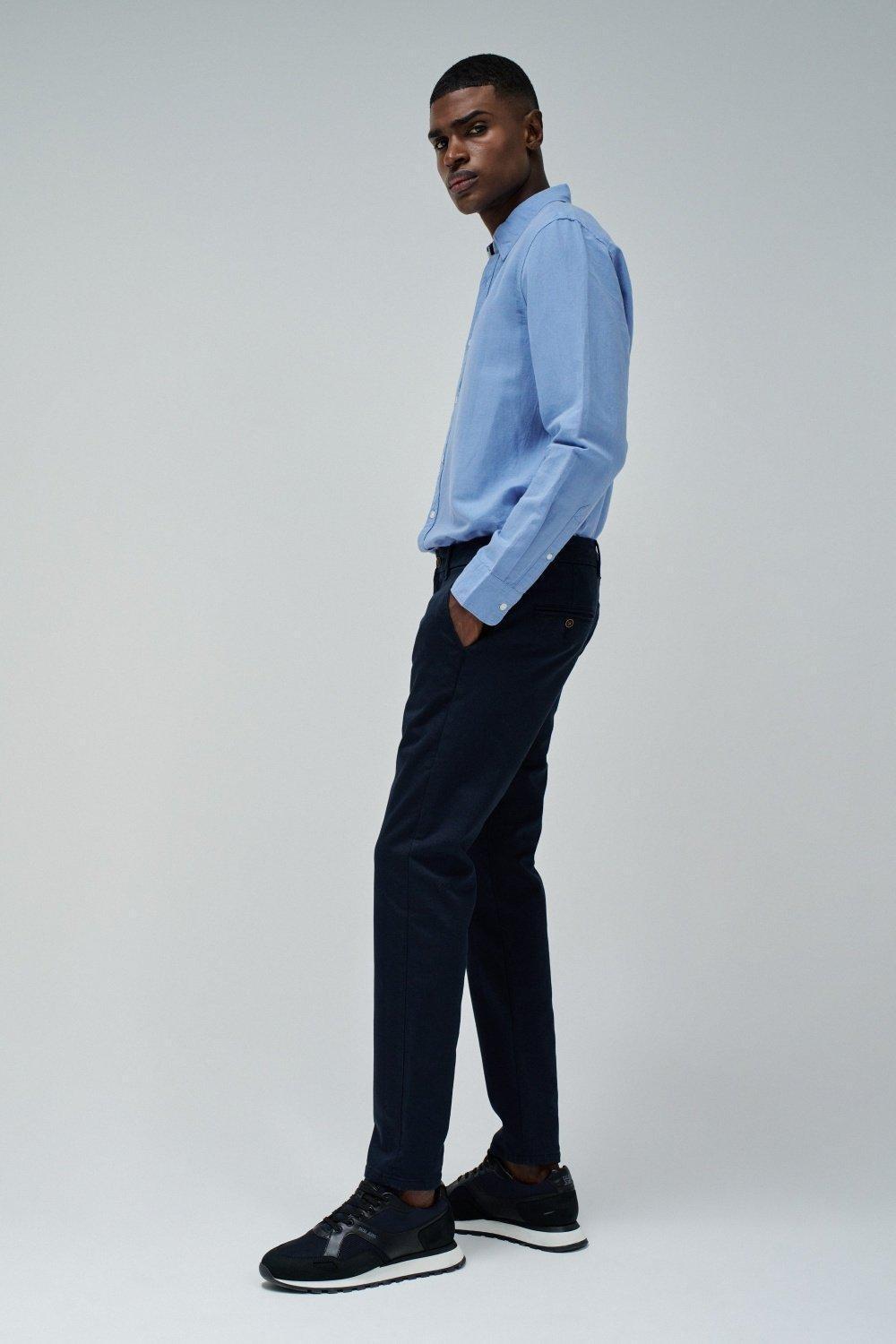 Chino S-Activ Trousers, Navy, medium