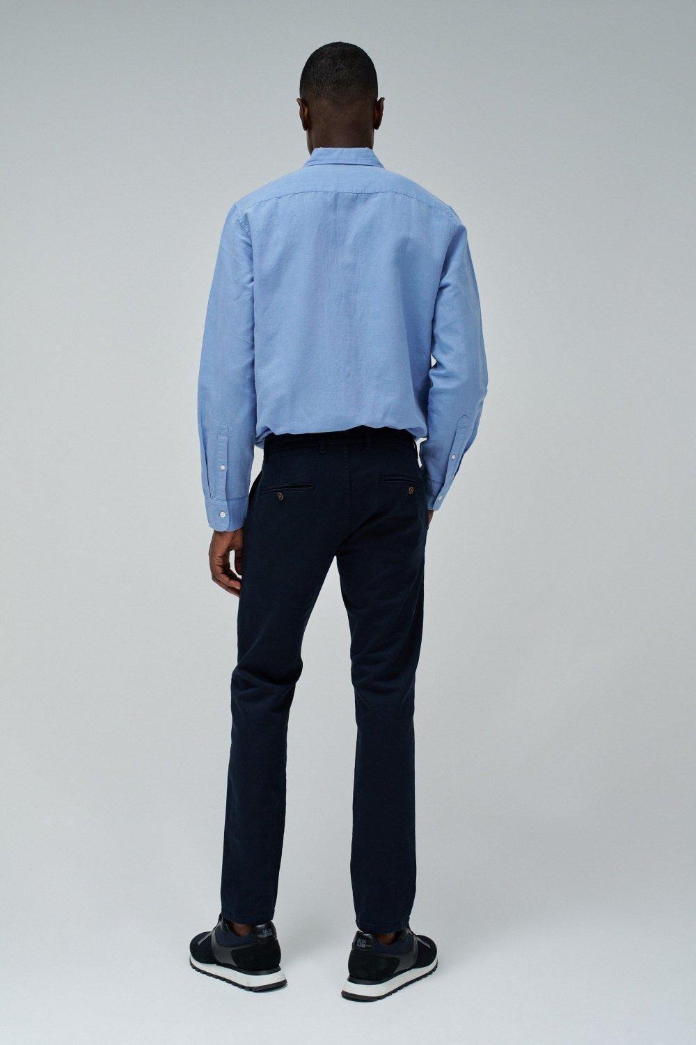 Chino S-Activ Trousers, Navy, large image number 3