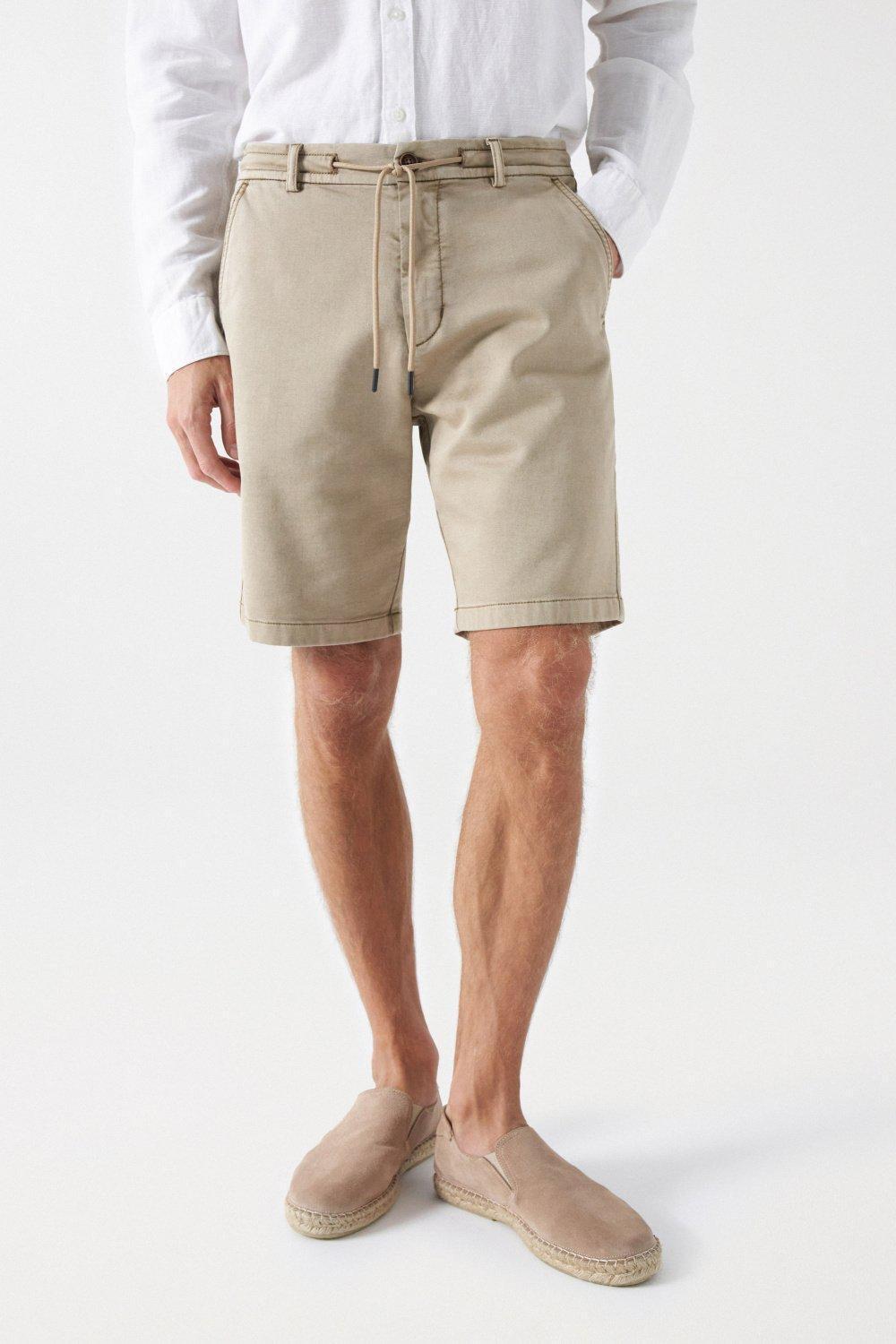 Beige S-Activ Regular Shorts, , large image number 0