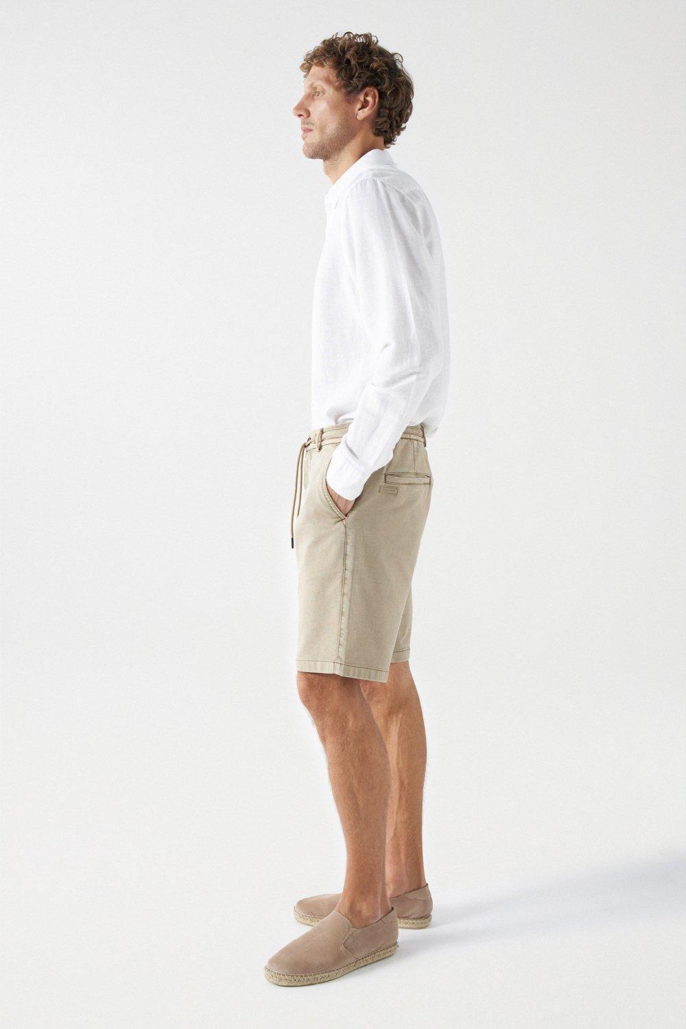 Beige S-Activ Regular Shorts, , large image number 2