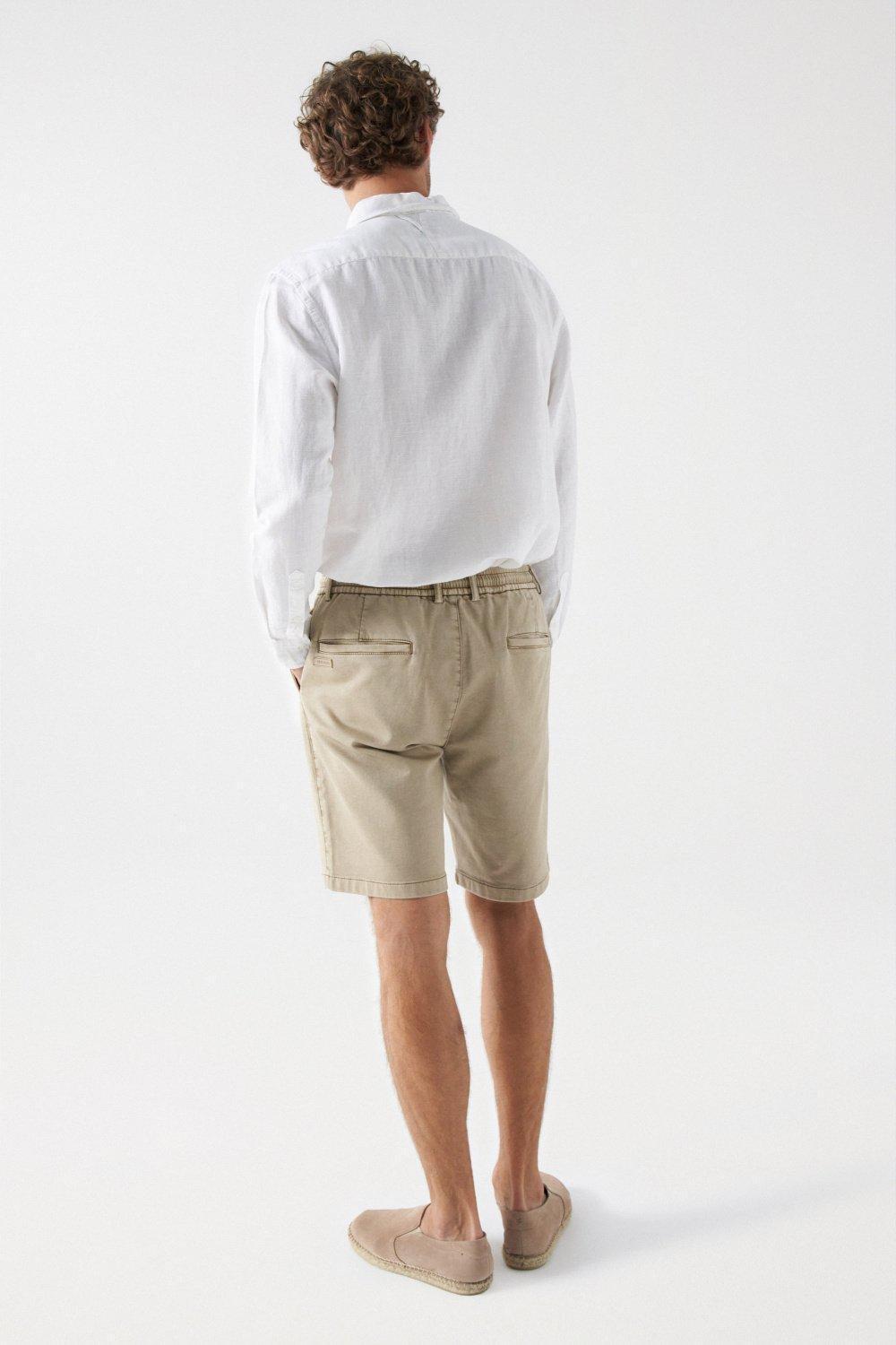 Beige S-Activ Regular Shorts, , large image number 3