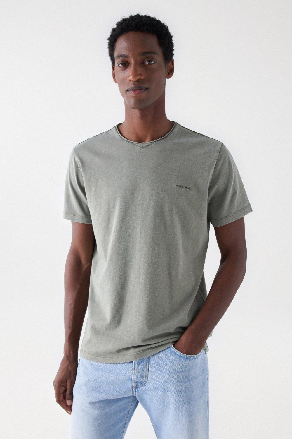 Cotton T-Shirt, Green, medium