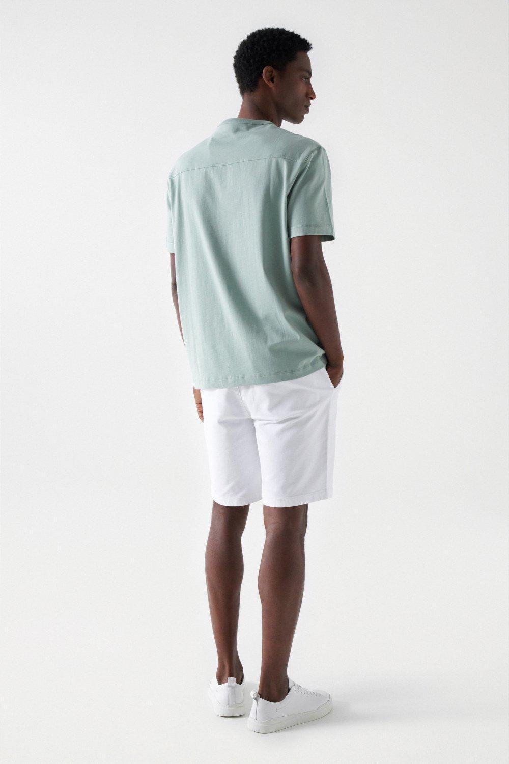 Embroidered Branding Detail T-Shirt, Green, large image number 3