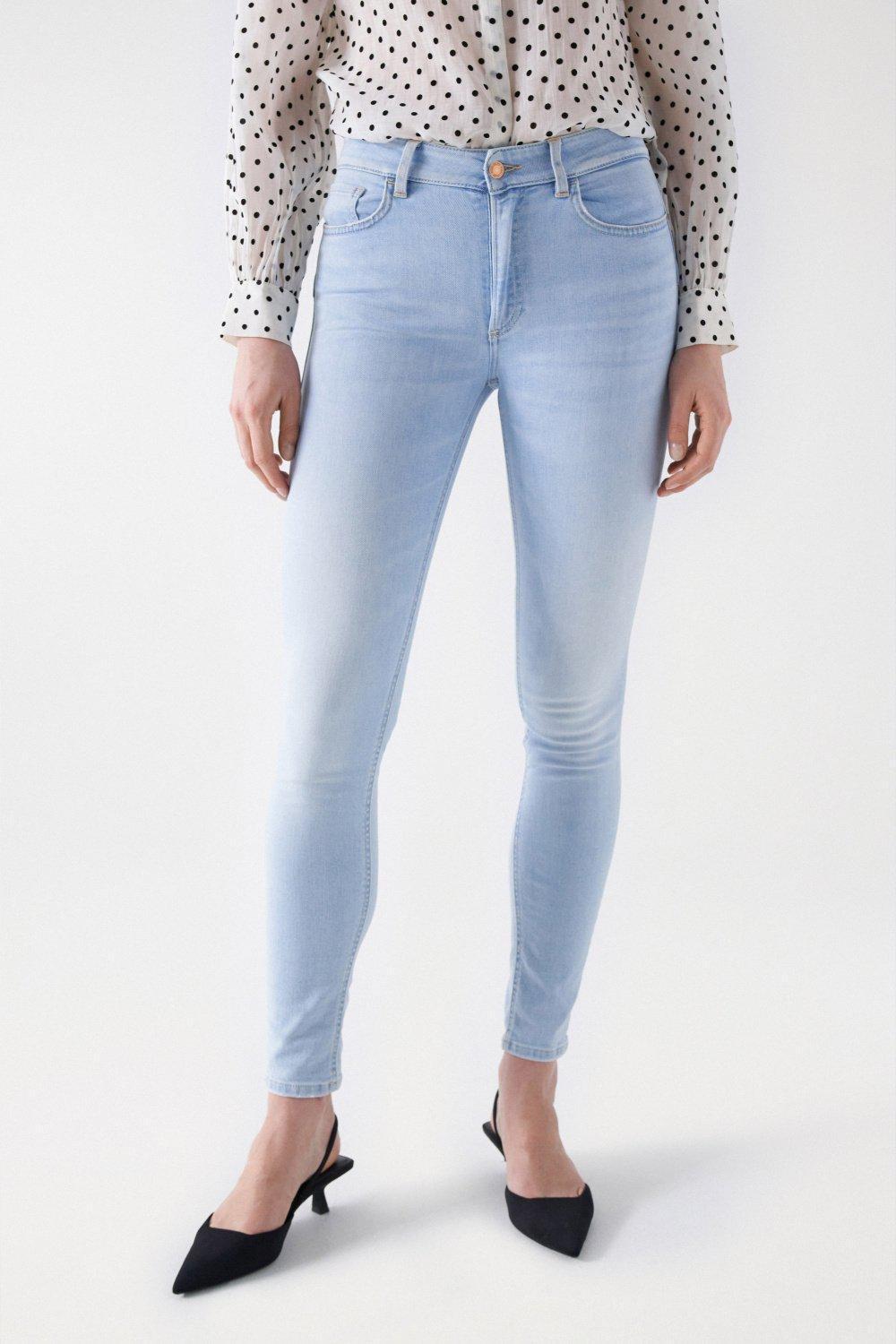 Blue Destiny Push Up Skinny Jeans, , large image number 0