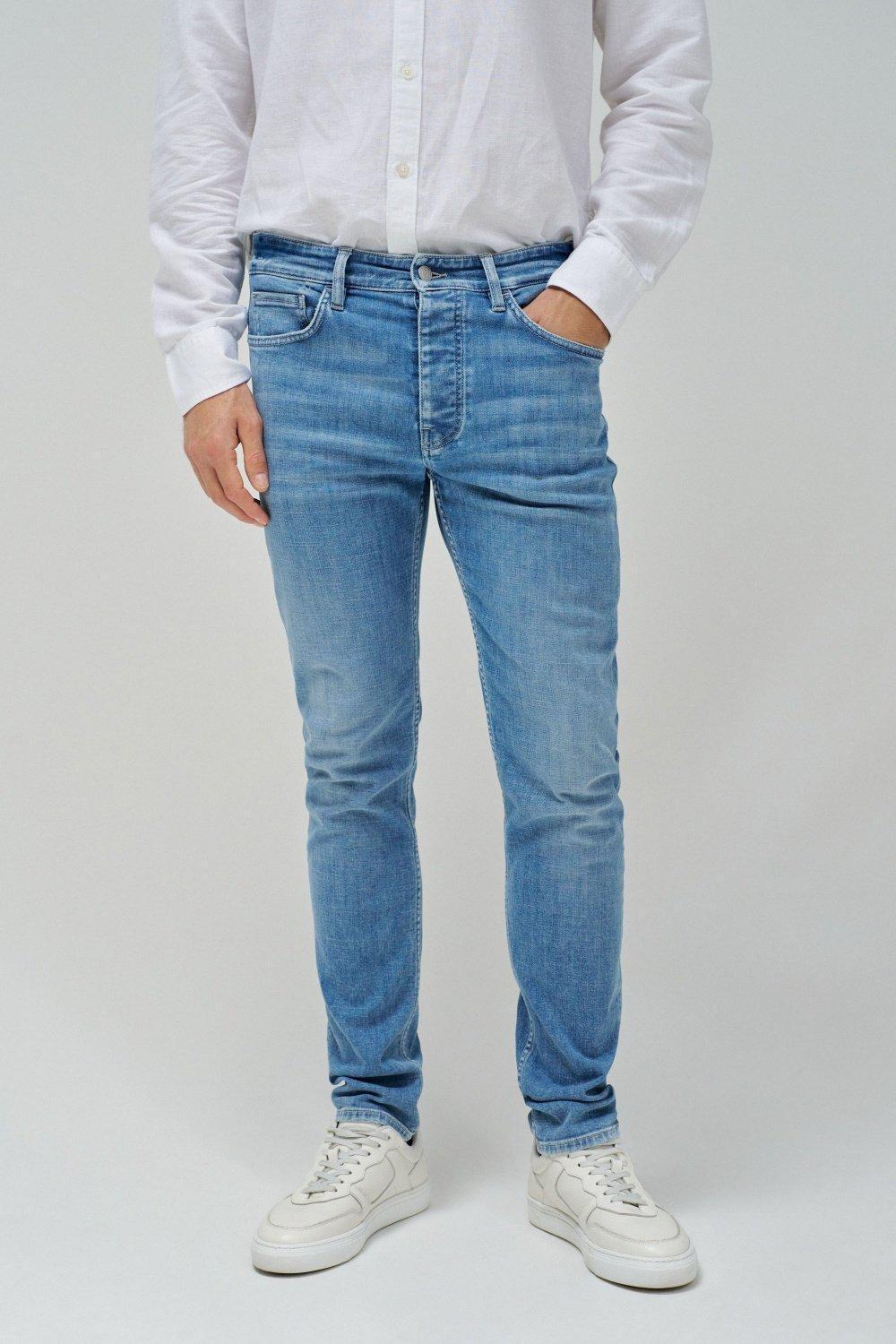 Blue Slim Jeans, , medium