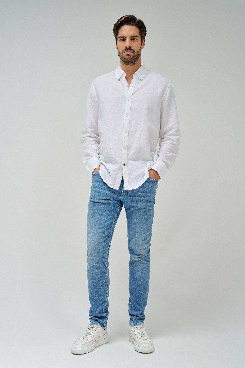 Slim Fit Jeans, Blue, medium