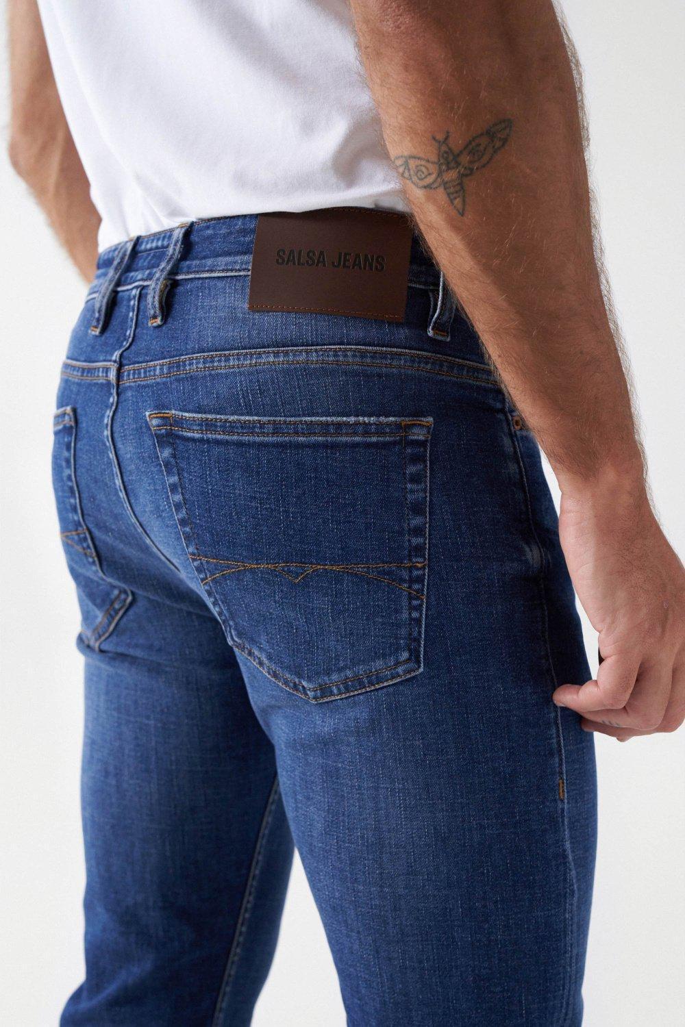 Blue Slim Fit Jeans, , large image number 4