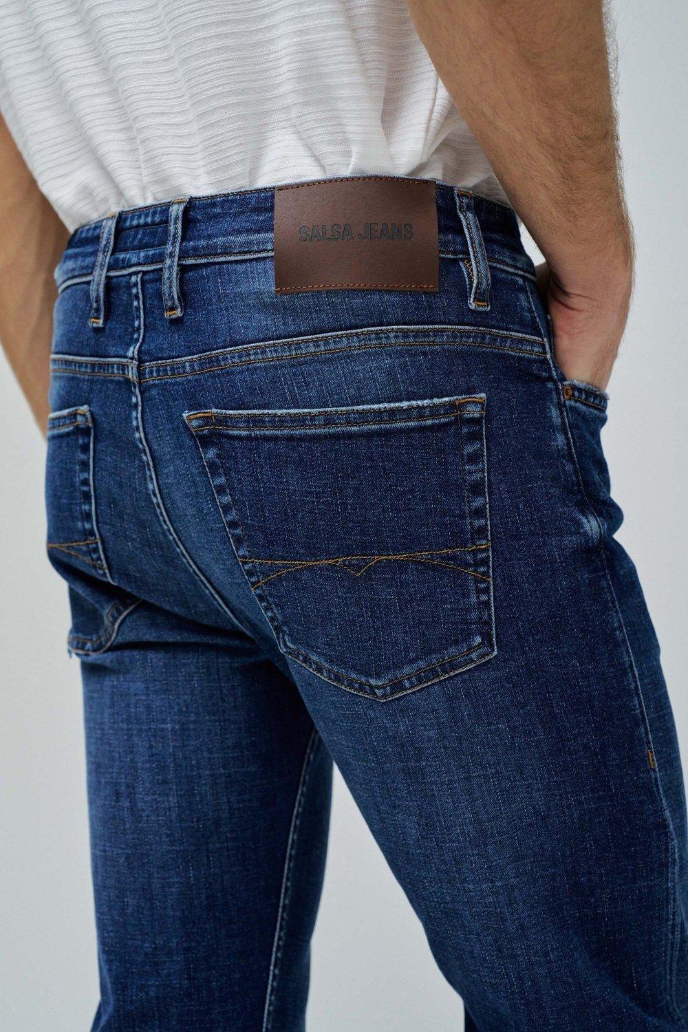 Blue Slim Fit Jeans, , large image number 4