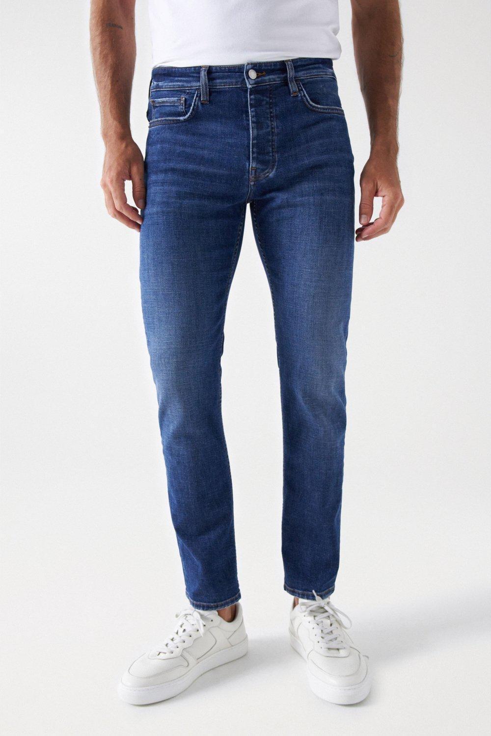 Slim Fit Jeans, Navy, medium