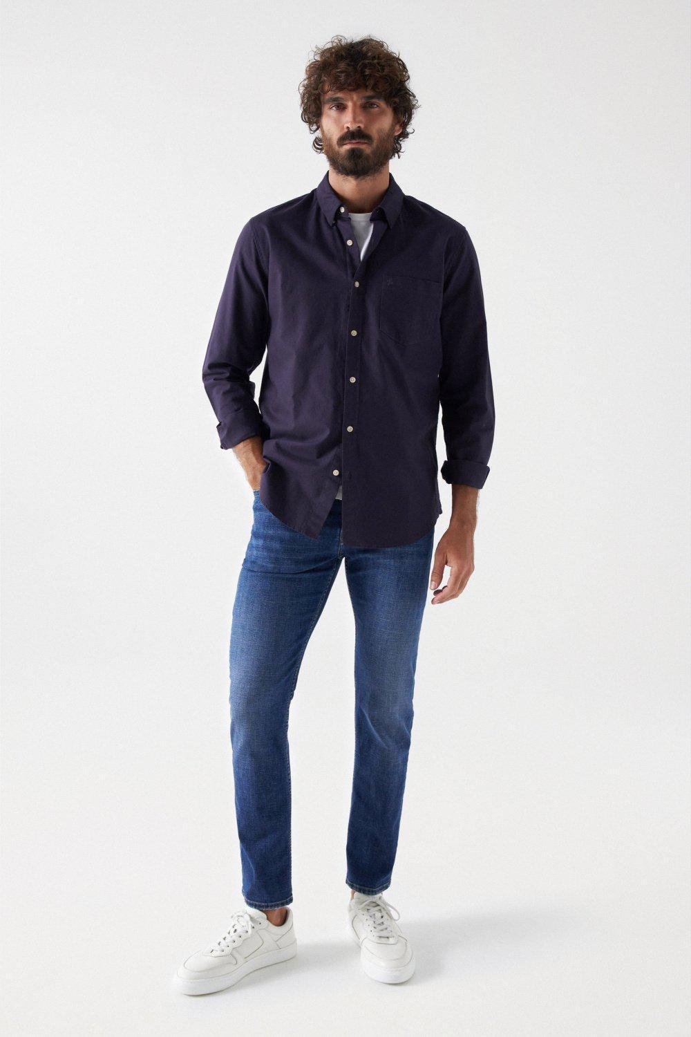 Slim Fit Jeans, Navy, medium