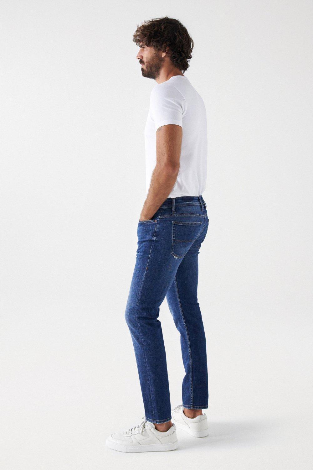 Slim Fit Jeans, Navy, medium