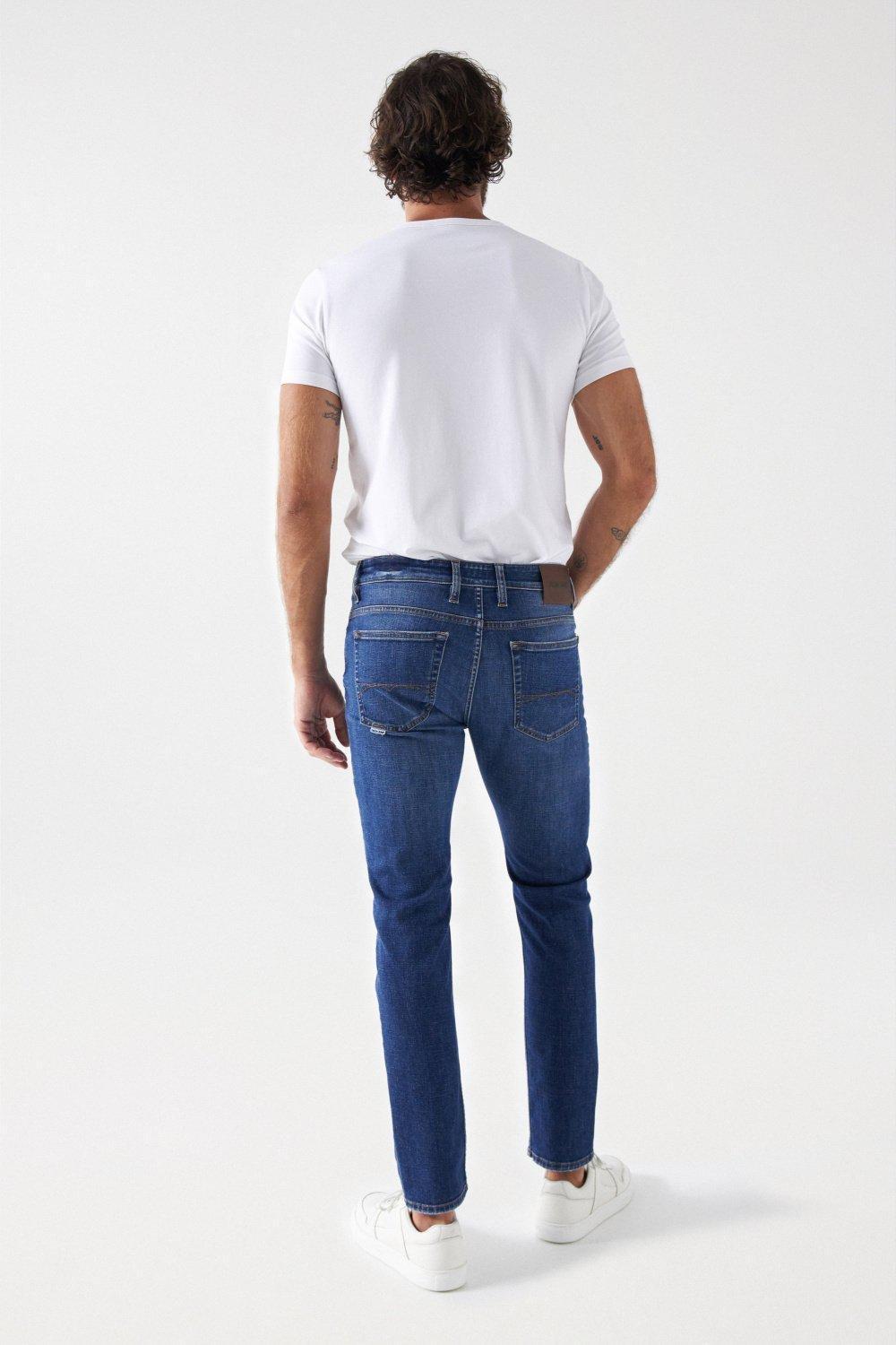 Slim Fit Jeans, Navy, large image number 3