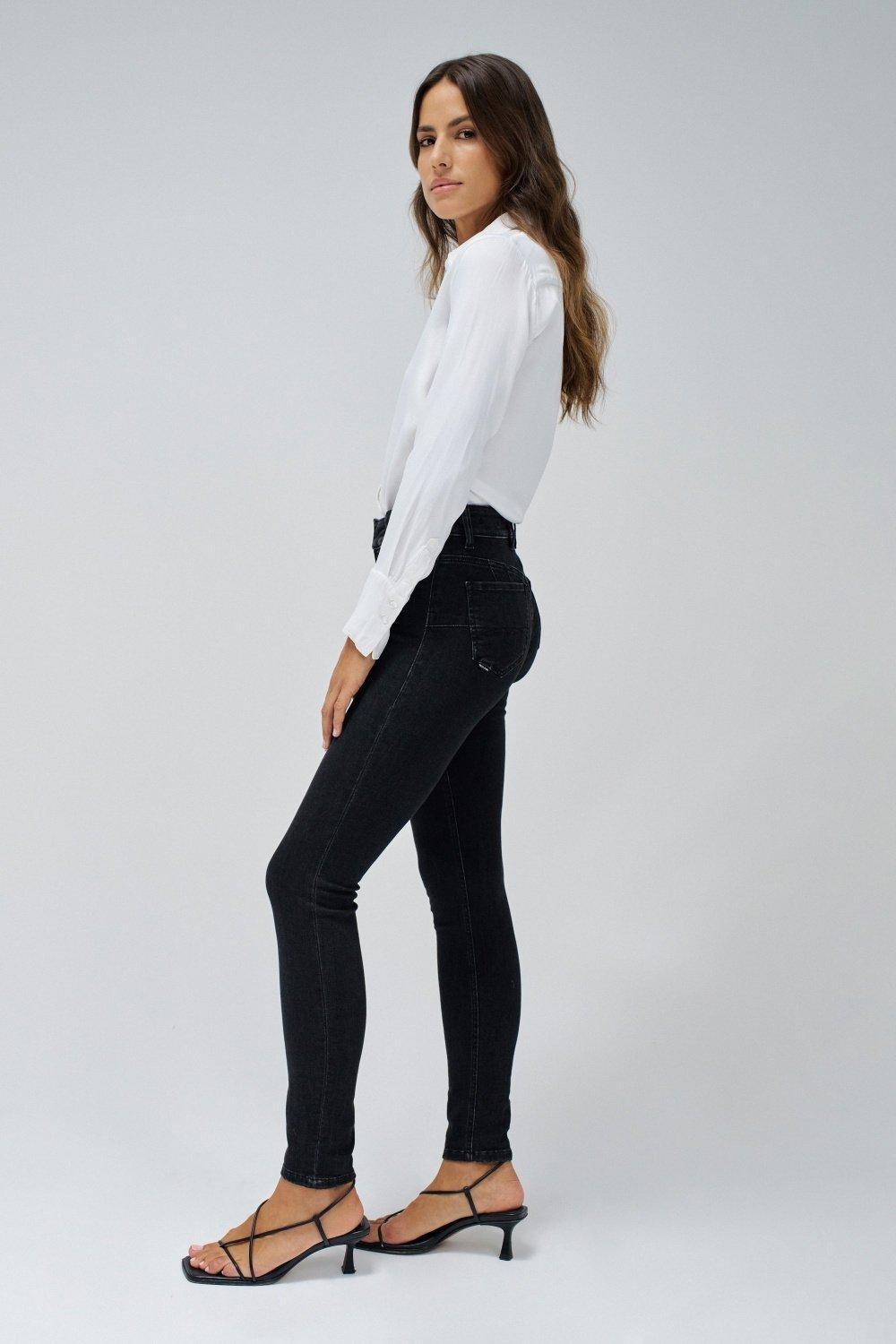 Ed Denim Skinny Jeans, Black, large image number 2