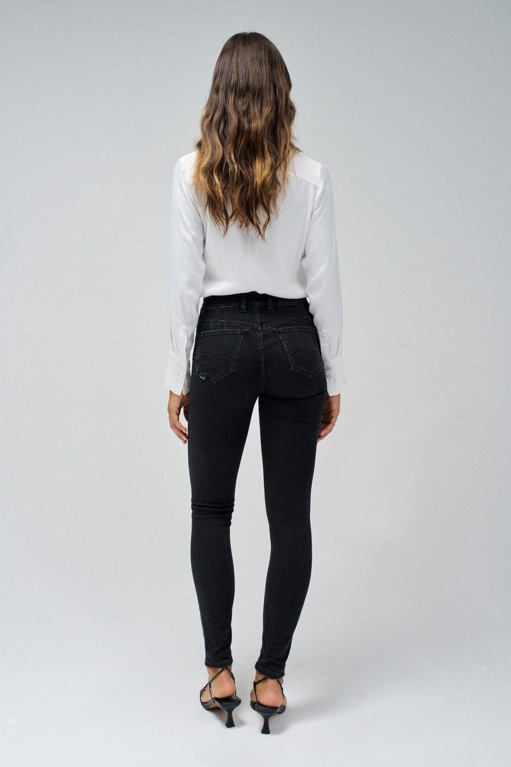 Ed Denim Skinny Jeans, Black, large image number 3