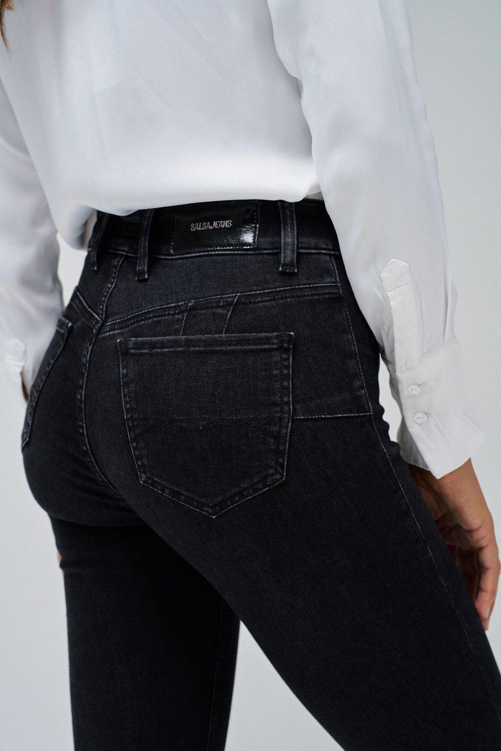 Ed Denim Skinny Jeans, Black, large image number 4