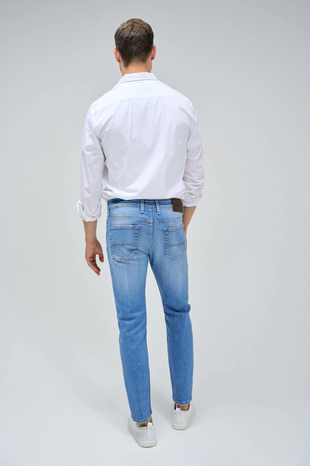 Blue Ripped Jeans, , large image number 3