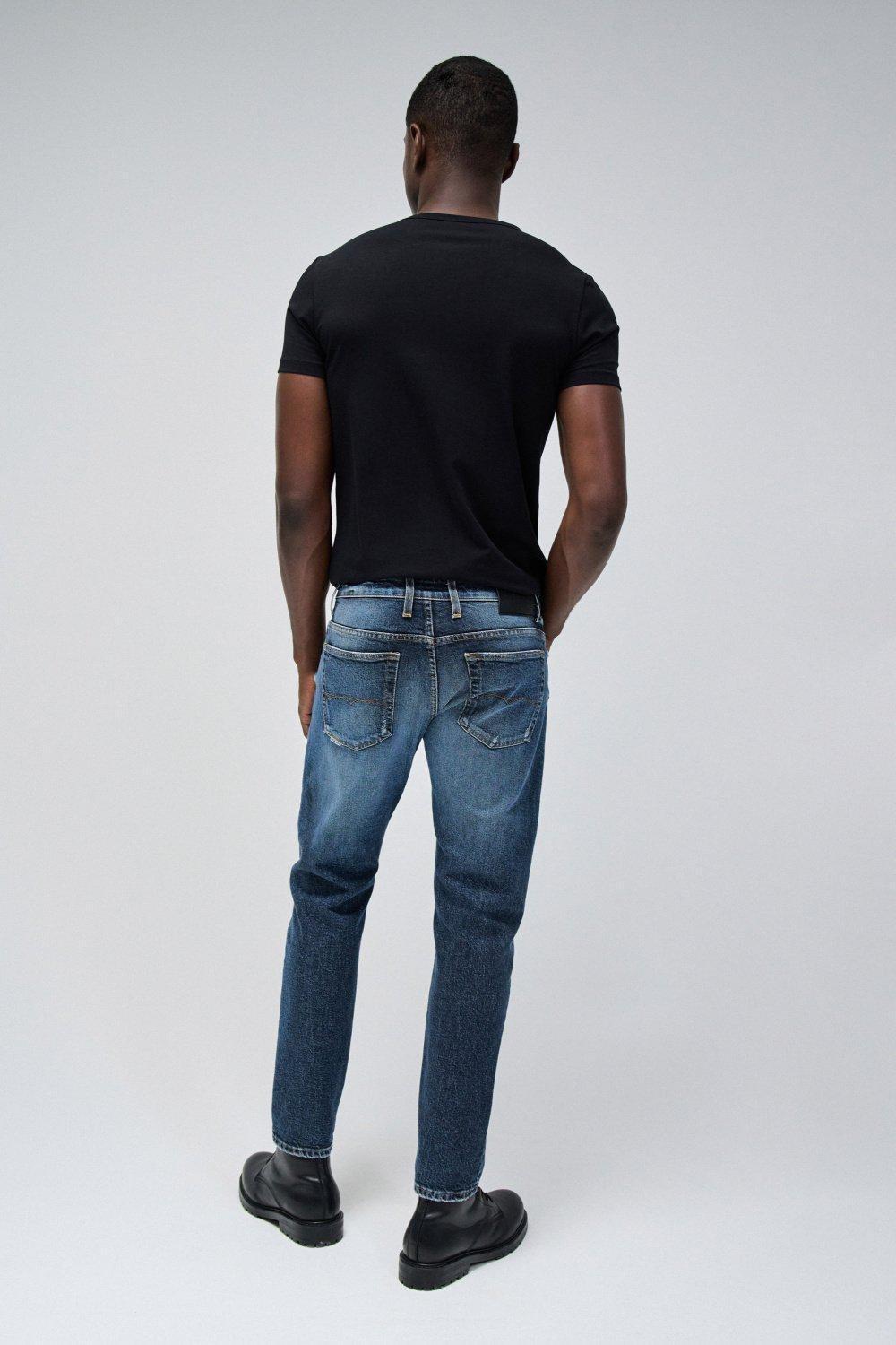 Blue Solid Light Wash Jeans, , large image number 3