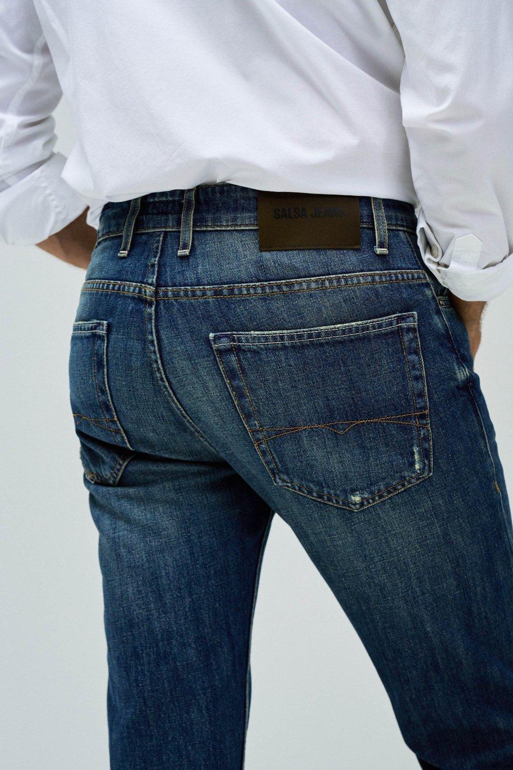 Blue Regular Jeans, , large image number 3