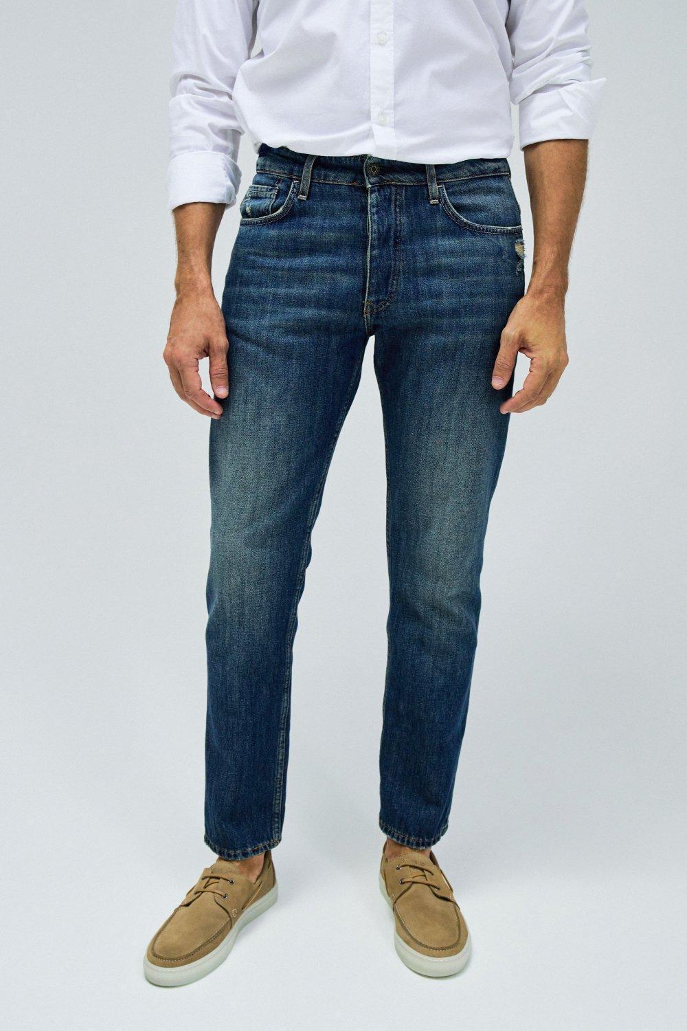 Blue Regular Jeans, , large image number 4
