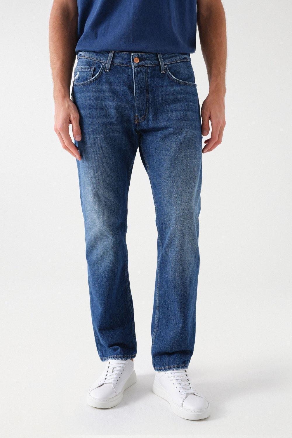 Blue Slim Jeans, , medium