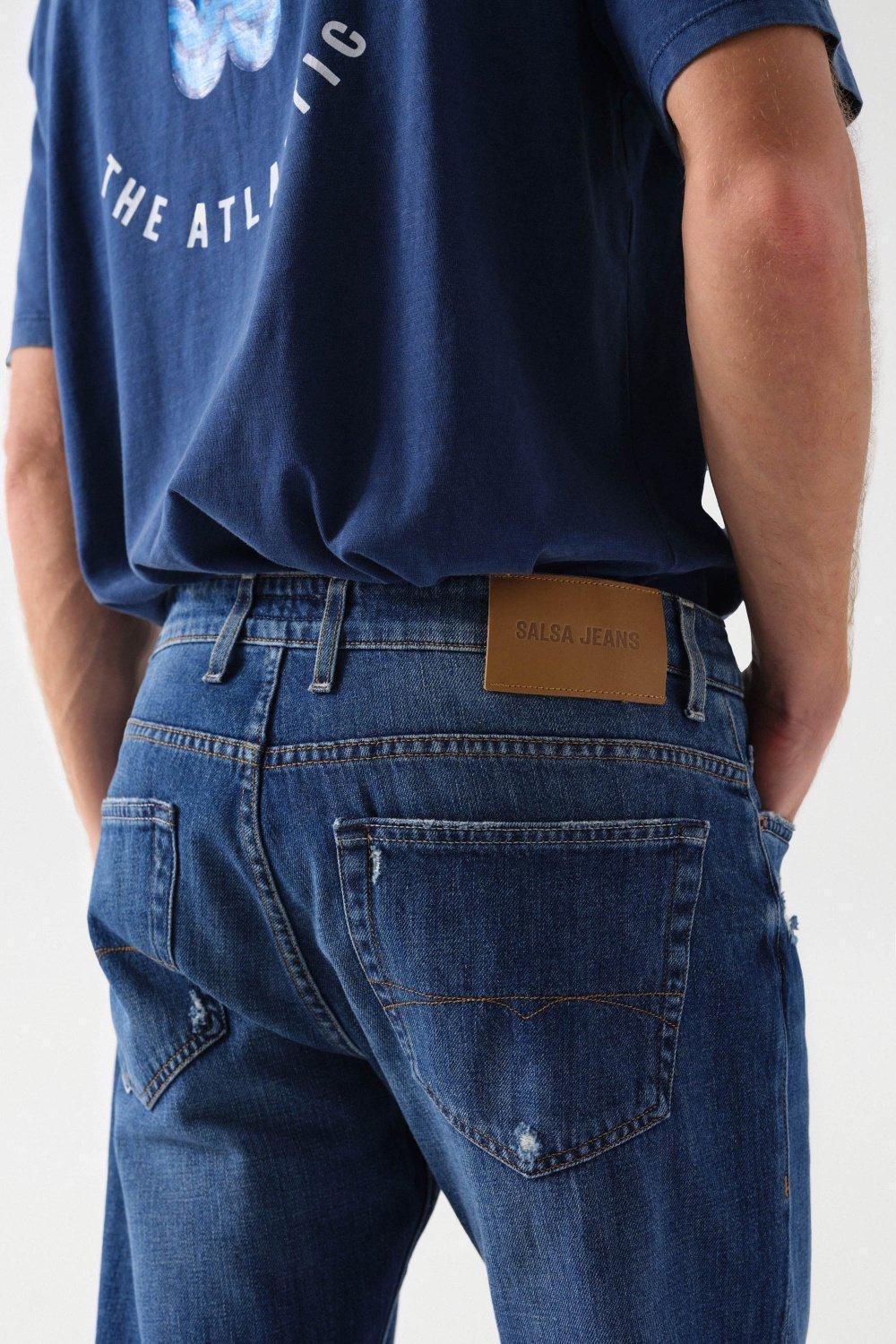 Slim Jeans, Navy, large image number 4