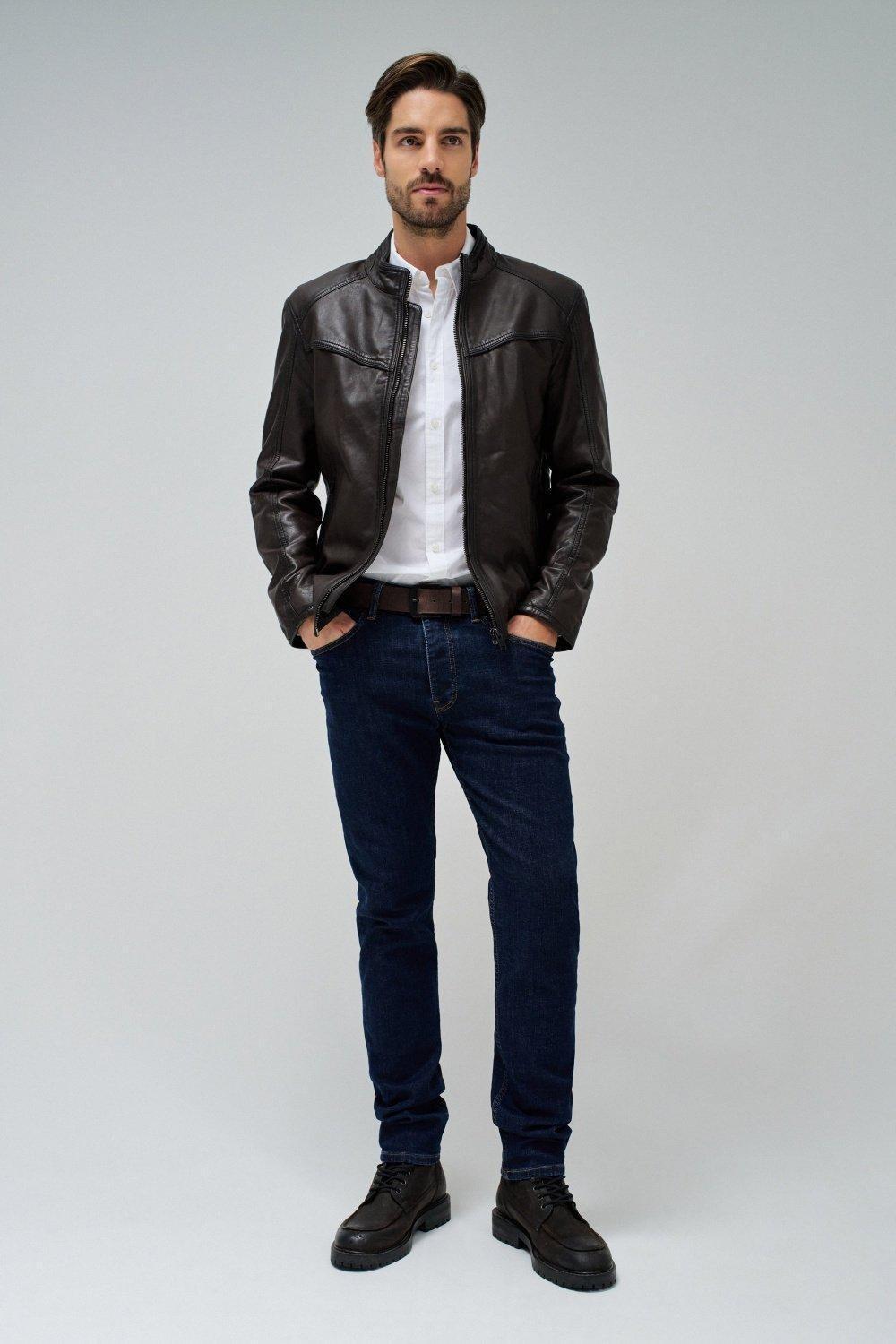 Navy Regular Jeans, , large image number 1
