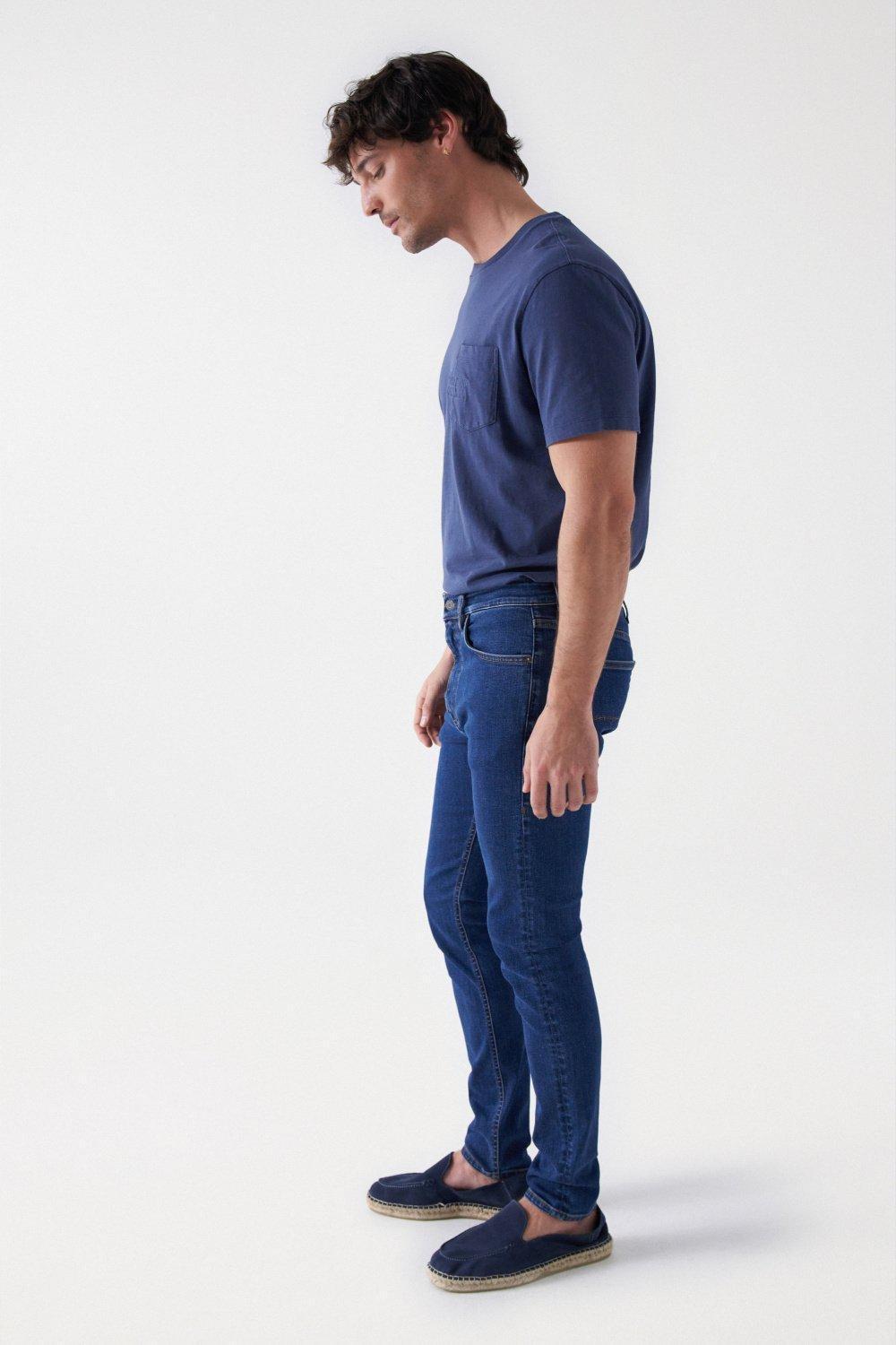 Skinny Jeans, Navy, medium